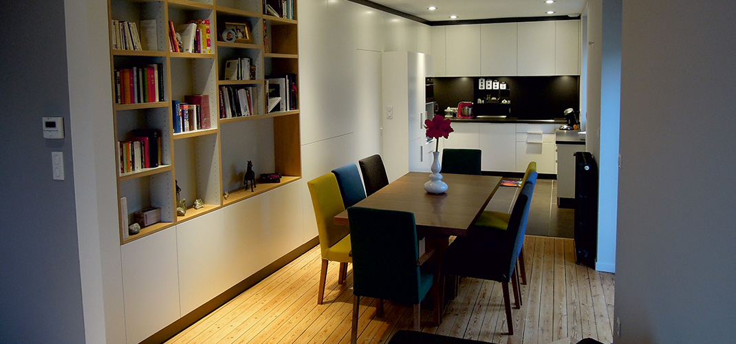 Cuisine ouverte sur le séjour - ADA - ArchiDesigner Associés - Architecture & Design