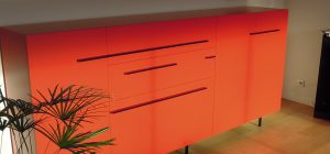 Meuble design orange - ADA - ArchiDesigner Associés - Architecture & Design